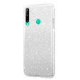 Etui do Huawei P40 Lite E, Glitter Case, Srebrne