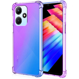 Etui Gradient Dropproof do Infinix Hot 30i, Fioletowe / niebieskie