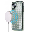 Etui do iPhone 14 Plus Carbon Slim Case Obudowa, Zielone