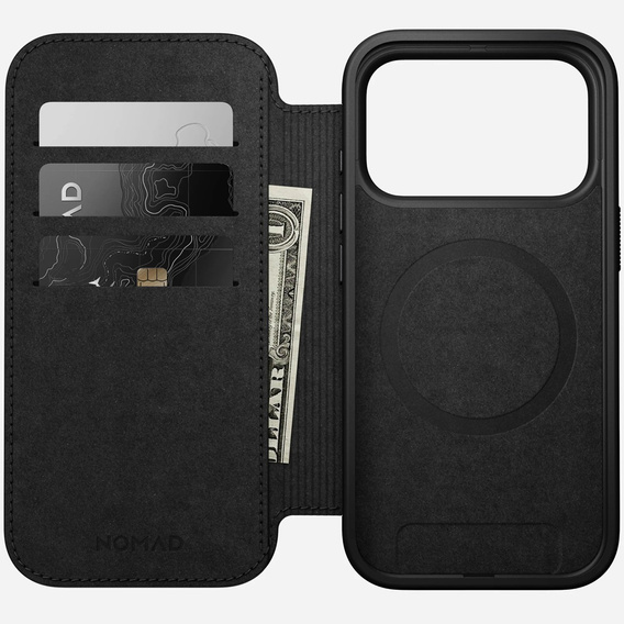 Etui Nomad do iPhone 17 Pro, Modern Leather Folio, brązowe
