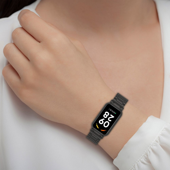 Bransoleta do Xiaomi Redmi Smart Band 2 / Xiaomi Smart Mi Band 8 Active, Czarna