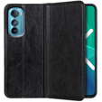 Etui do Motorola Edge 30 5G, Wallet Litchi Leather, czarne