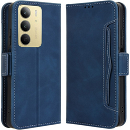 Etui z klapką do Realme 14X / Realme C75, Card Slot, granatowe