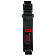 Pasek Nylonowy ERBORD MP84 do zegarków Garmin Quickfit 26mm, Czarny, Rozmiar M/L