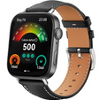 Pasek Skórzany do Huawei Watch Fit 4 / 4 Pro / 3, Czarny