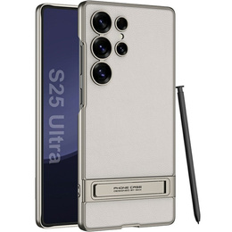 Etui do Samsung Galaxy S25 Ultra GKK – ultra cienkie, twarde, matowe, z podstawką – titanium grey