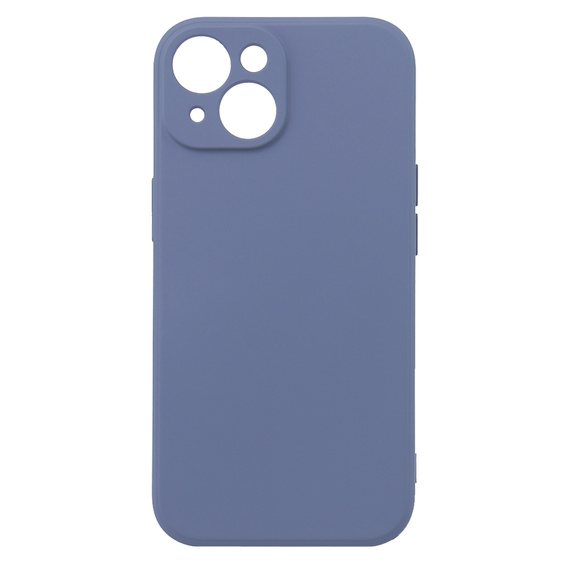 Etui do iPhone 15 Plus, Silicone Lite, szare