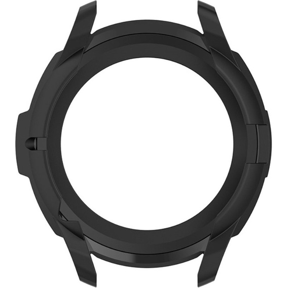 Etui z nakładką bezel ring do Samsung Galaxy Watch4 Classic 46mm, Czarne