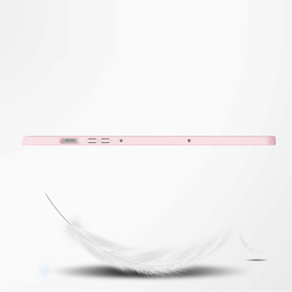 Etui do Samsung Galaxy Tab S10 Lite / S10 FE / S9 FE, Smartcase Hybrid, z miejscem na rysik, różowe