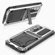 Etui pancerne do Samsung Galaxy S25+ Plus, R-JUST, srebrne