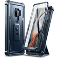 Etui pancerne do Samsung Galaxy S9 Plus, Dexnor Full Body, granatowe