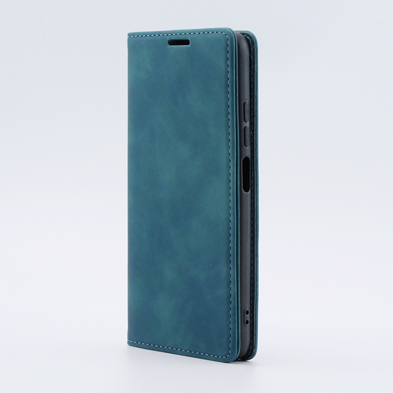Etui do Xiaomi Redmi Note 12S, ERBORD Vintage portfel z klapką, niebieskie