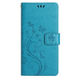 Etui z klapką do Samsung Galaxy A55 5G, Butterfly, niebieskie
