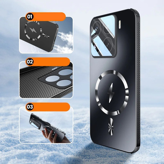 Etui do Xiaomi 15, MagSafe, czarne