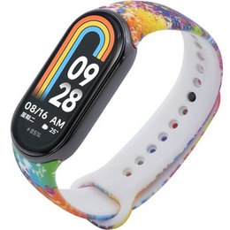 Pasek Silikonowy do Xiaomi Smart Band 10 / 9 / 8, Kolorowa farba