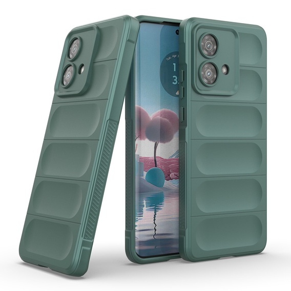 Etui do Motorola Edge 40 Neo, Gaming Shockproof, zielone