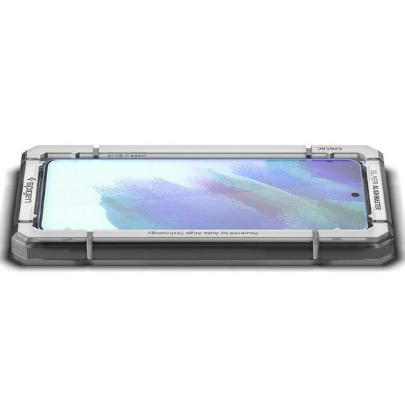 Szkło Hartowane SPIGEN Alm Glass FC do Samsung Galaxy S21 FE, Black