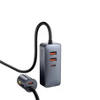 Baseus ładowarka samochodowa Share Together 2 w 1 PD 120 W - Szara