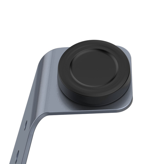 Aluminiowa Stacja Dokująca Ładowarka do Samsung Galaxy Watch 3/4/5/6/7 Active 2/Watch 5 Pro/Watch Ultra, Szara