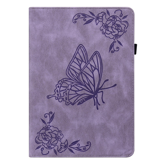 Etui do Lenovo Tab M11, Butterfly, fioletowe