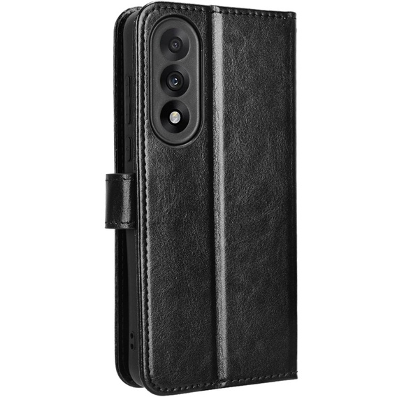 Etui z klapką do OnePlus Nord 5, Crazy Horse Wallet, czarne
