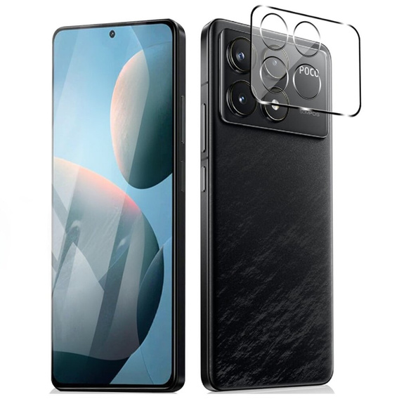 Szkło hartowane na aparat do Xiaomi Poco F6 Pro, przezroczyste