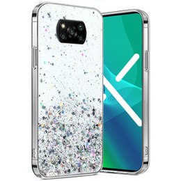 Etui do Xiaomi POCO X3 / X3 NFC, Glittery, przezroczyste