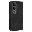 Etui z klapką do Vivo V50 Lite 4G / 5G, Card Slot, czarne