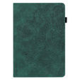 Etui do Xiaomi Redmi Pad SE 11", Flowers, zielone