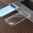 Etui do Google Pixel 9 / Pixel 9 Pro, Erbord Dropproof, przezroczyste + Szkło