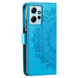 Etui z klapką do Xiaomi Redmi Note 12 4G, Mandala, niebieskie