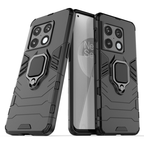 Etui do OnePlus 10 Pro 5G, Kickstand Ring, czarne