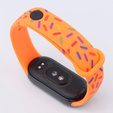 Pasek Silikonowy do Xiaomi Smart Mi Band 8 / Xiaomi Smart Mi Band 9, Pomarańczowy