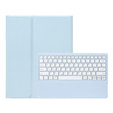 Etui z klawiaturą Bluetooth i touchpadem do Samsung Galaxy Tab S10 FE+ Plus X620/X626B – niebieskie