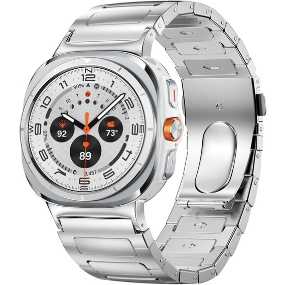 Bransoleta do Samsung Galaxy Watch Ultra 47mm (2025 / 2024), Srebrna