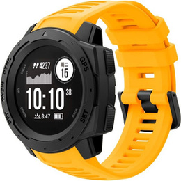 Pasek Silikonowy do Garmin Instinct / Instinct 2, Żółty