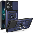 Etui pancerne do Motorola Edge 40 Neo, CamShield Slide, niebieskie