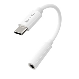 Hoco LS30 Adapter AUX USB-C do Jack 3,5 mm - biały