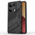 Etui do Xiaomi Redmi Note 13 Pro 4G / Xiaomi Redmi Note 14S / Xiaomi Poco M6 Pro 4G, Military kickstand, czarne