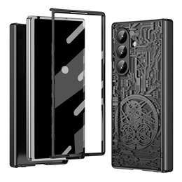 Etui do Samsung Galaxy Z Fold7 5G, Mechanical Legend, czarne