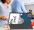 Etui do Lenovo Idea Tab 11" 2025 TB336FU TB336ZU, Smartcase, z funkcją podstawki, Śpiący kot