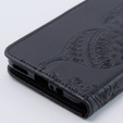 Etui z klapką do Motorola Moto G54 5G, Butterfly, czarne