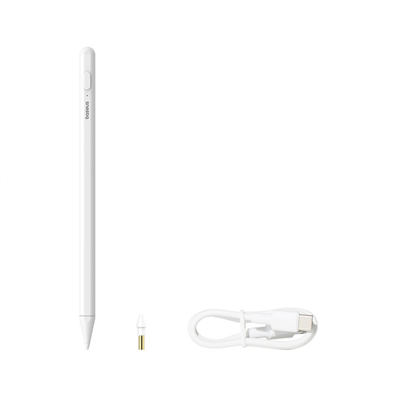 Aktywny Rysik USB-C OS-Baseus Smooth Writing 2 Series Stylus Lite z diodami LED - moon white
