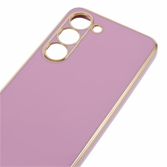 Etui do Samsung Galaxy S24, Glamour CamShield, fioletowe