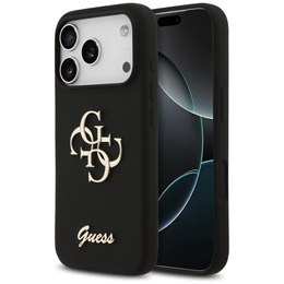 Etui GUESS do iPhone 17 Pro, Big 4G Script, czarne