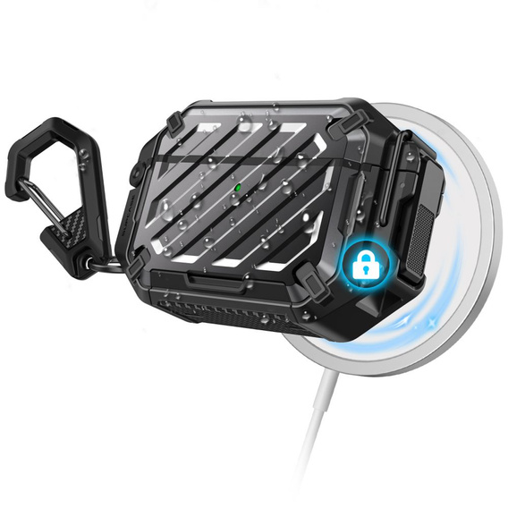 Etui SUPCASE Unicorn Beetle Pro MagSafe IP68 do Apple AirPods Pro 3 – Black