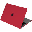 Etui do Macbook Pro 14.2 A2442, HardShell, czerwone