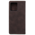 Etui do Motorola Edge 40 Neo, ERBORD Vintage portfel z klapką, kawowe