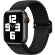 Pasek nylonowy do Apple Watch 1/2/3/4/5/6/7/8/9/10/11/SE 38/40/41/42mm, Czarny