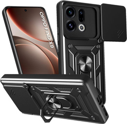 Etui pancerne do Oppo Find X9, CamShield Slide, czarne